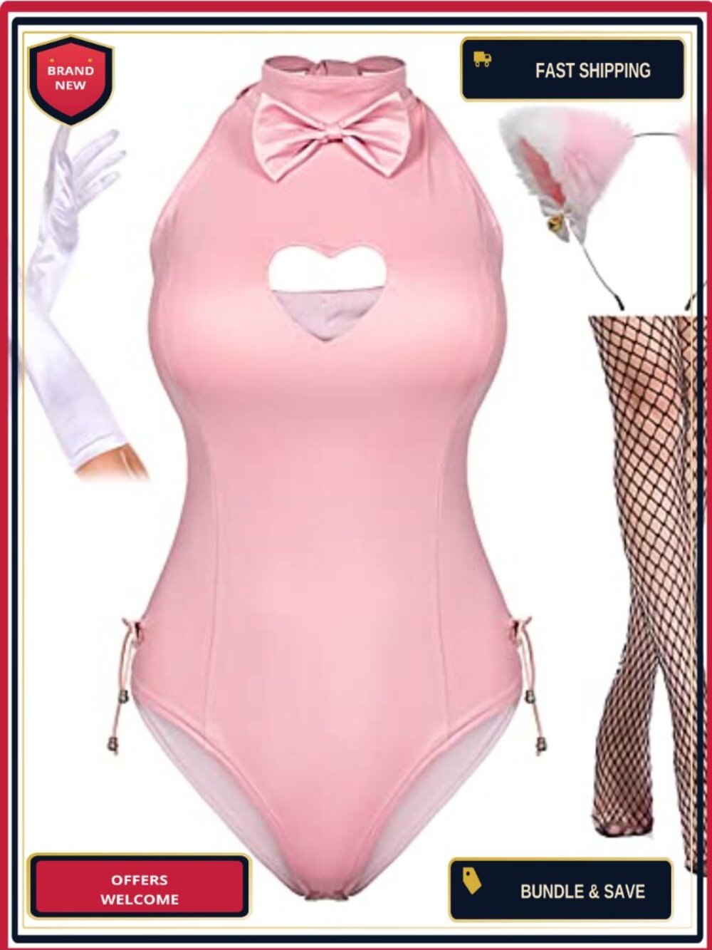 Yuriko Bunny Costume Girl Suit Romper Onesie Cosplay